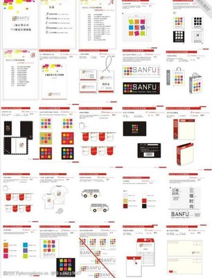 三福百貨VI設(shè)計視覺詮釋 品牌形象的藝術(shù)表達